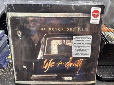 The Notorious B.I.G. Life After Death Silver Colored Album Vinyl Biggie smalls