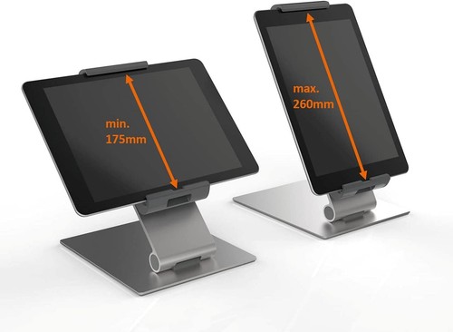 Durable Pro Aluminium Tablet Wall Mount Universal Bracket for 7-13" iPad, Fire - Bild 8 von 8