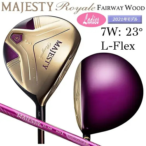 Ladies MAJESTY Royale 2021 Fairway Wood 7W 23° L-Flex TL-540 w/Headcover Women - Picture 2 of 7
