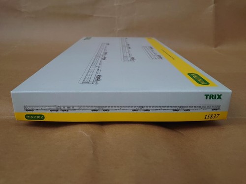 Minitrix 15837 Db German Federal Railroad Express Train Passenger Car Set Trix - Picture 9 of 9