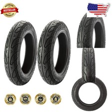 High-Performance Scooter Tubeless Tire 3.50-10 Asymmetrical Tread 2-Pack