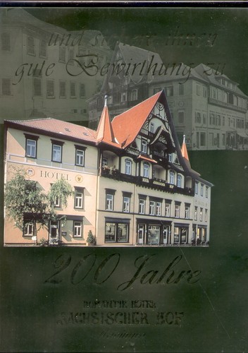 Bildband Meiningen Erstauflage 2001-200 Jahre Hotel Sächsischer Hof