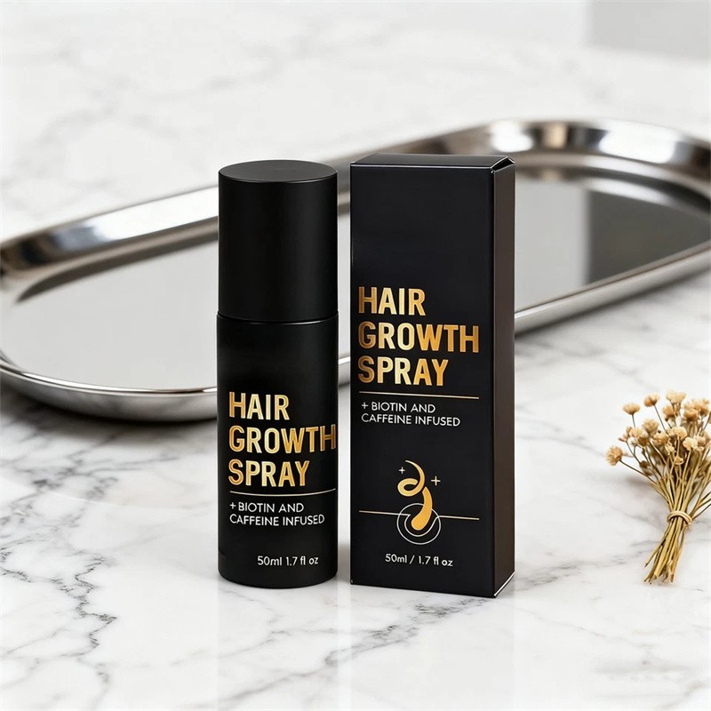 HaloGrow Hair Growth Spray 50ml Natural Hair Thickening Gentle Regrowth Mist