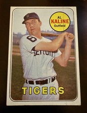 1969 Topps Al Kaline Tigers HOF Card #410