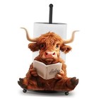 Highland Cow Paper Towel Holder Countertop Kitchen Decor and Highland Cattle