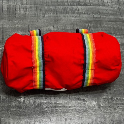 VINTAGE 80er Care Bears REISETASCHE Peters Bag Corp/American Greetings 16" rot Reißverschluss - Bild 5 von 8