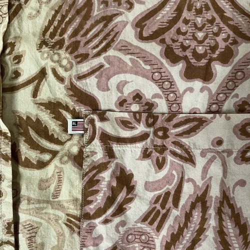 VTG Ralph Lauren Polo Jeans Co Shirt Mens XL Paisley Button Up Floral - Picture 3 of 6