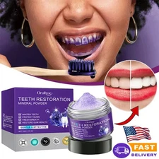 Dental Restoration Mineral Powder, Mineral Tooth Powder, Teeth Whitening HOT US