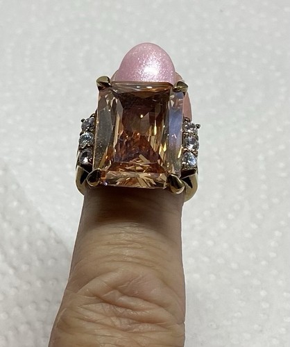 Actress, Replica.925 HC,Hollywood Collection, Cubic Zirconia Ring, Size 6 - Picture 15 of 18