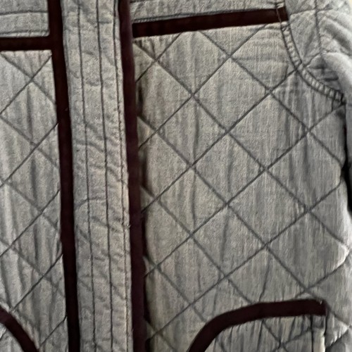 J Crew Point Sur Quilted Chambray Jacket Size Small - Picture 4 of 9