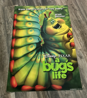 Disney A Bug's Life 1998 Poster 27x40 Rolled Double-Sided Mirror Vintage 90s