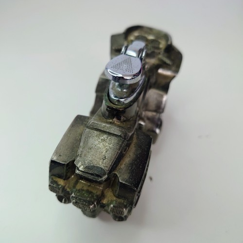 Vintage BMW 1000cc Motorcycle Table Lighter Japan Metal Collectible - Working - Foto 9 di 11
