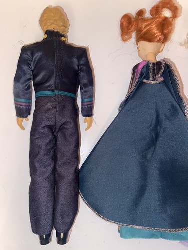 Lot of 4 Disney Frozen Dolls Figures Anna, Kristoff, Elsa & Olaf - Picture 15 of 16