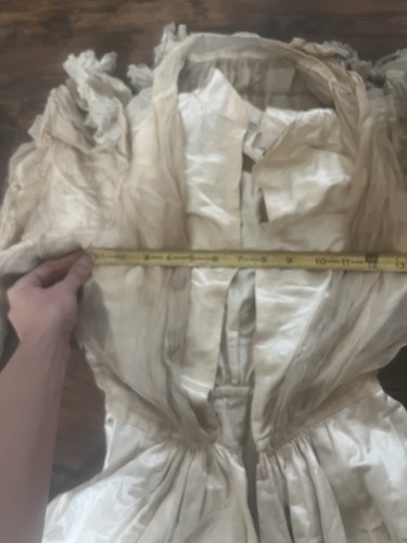 Early Antique Victorian wedding dress Lace - Bild 21 von 22