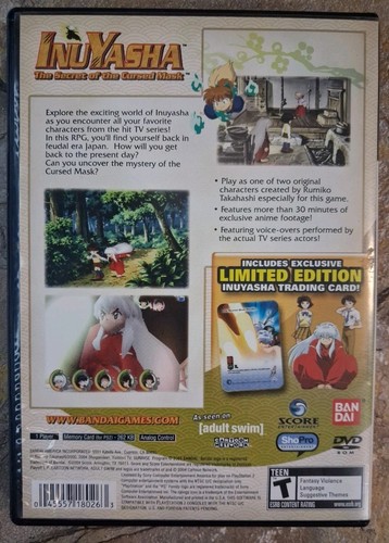 Inuyasha: El Secreto de la Máscara Maldita Sin Manual - PlayStation 2 **VER DESCRIPCIÓN** - Imagen 2 de 6