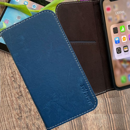 Leder Schutzhülle für Apple iPhone 11 - Etui Tasche Case Cover Smartphone Handy - Picture 3 of 66
