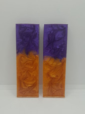 2pcs Resin Knife Scales Knife Handle,Blanks Knife,Gun Handle Decoration N181