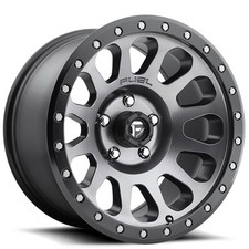 18x9" Fuel Wheels D601 Vector Grey Off-Road Rims (4 pcs)