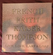 French Frith Kaiser Thompson - Live, Love, Larf & Loaf - Vinyl LP - 1987 - EX