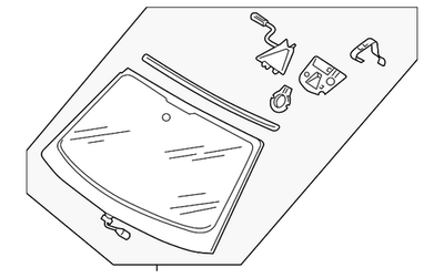 #ad Genuine Audi Windshield 4K0 845 099 AC NVB $1192.80
