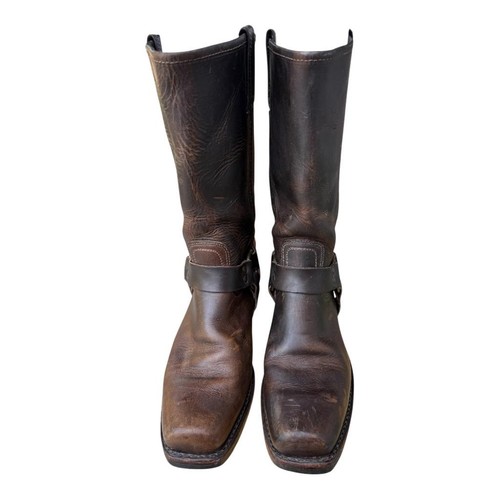 Stivali da motociclista Frye 12R Harness donna taglia 9,5 M in pelle marrone - Foto 4 di 9