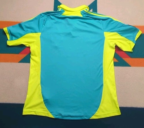 Seattle Sounders 2011 Jersey Blank MLS Adidas Soccer XBOX Highlighter Blue XL - Picture 6 of 6