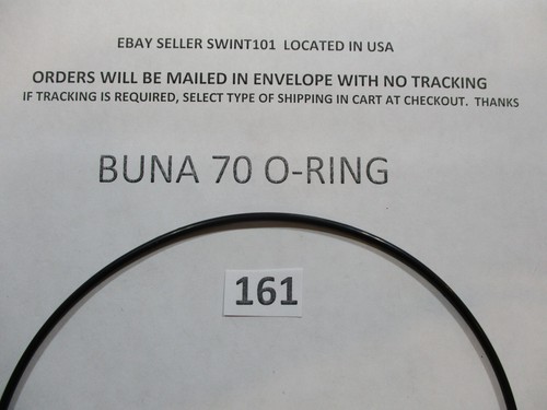 161 O-ring 5-1/2" ID x 5-11/16" OD x 3/32" thick. Buna 70.  Quan 1. - Picture 1 of 9