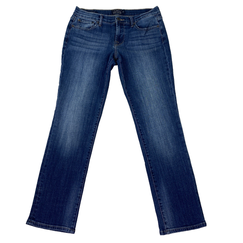 Lucky Brand Jeans Damen 8/29 Sweet N Straight Mid Rise Stretch Distressed Denim