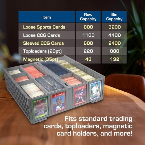 BCW Collectible Card Bin 3200 Storage Box🍯Trading Cards Sleeves Deck Protectors - Bild 33 von 61