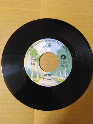 Japanese press 7inch!!! DEEP PURPLE FIREBALL / ANYONE'S DAUGHTER - Picture 4 of 8