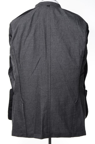 42L Long Slim-Fit J Crew Ludlow Dark-Gray Cotton/Wool Unstructured Blazer Jacket - Picture 9 of 9
