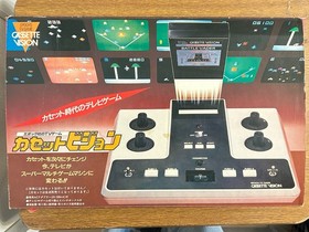 EPOCH CASSETTE VISION Console Boxed Tested System JAPAN Game Ref CV0328