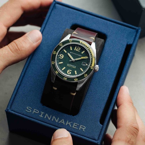 Spinnaker Fleuss Automatic Lagoon Green Watch - Brand New - Picture 9 of 10