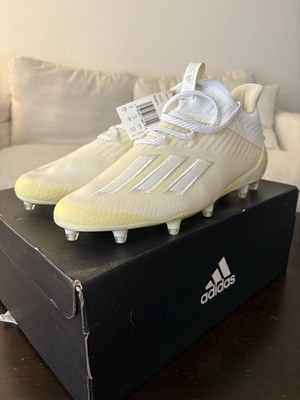 Adidas Adizero Anniversary Triple White Football Cleats Men's Size 10.5 (EH2875)