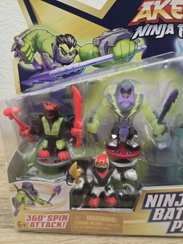 Legends Of Akedo Ninja Fury Ninja Bosses Battle Pk TARGET EXCLUSIVE Glow In Dark - Photo 4/7