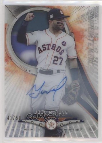 2018 Topps High Tek PyroTEKnics Auto /50 Jose Altuve #PYT-JA Auto