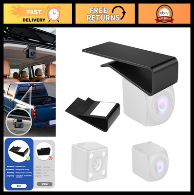 Universal Rear Window Dash Cam Mount - Slide-Down Clip Bracket for Easy Installa