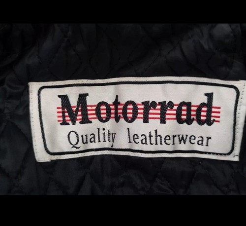 VINTAGE BMW MOTORRAD BIKER JACKET LADIES SIZE 8 BLACK LEATHER PADDED ELBOWS - Picture 19 of 20