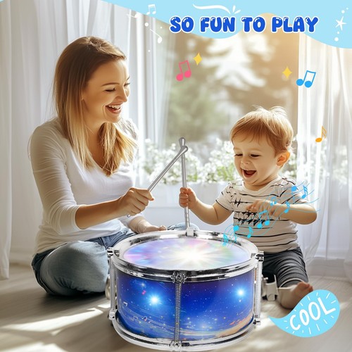 Kids Drum Set for Toddlers1-3, Upgraded Kids Jazz Drum Set with 5 High Drums ... - Picture 3 of 7