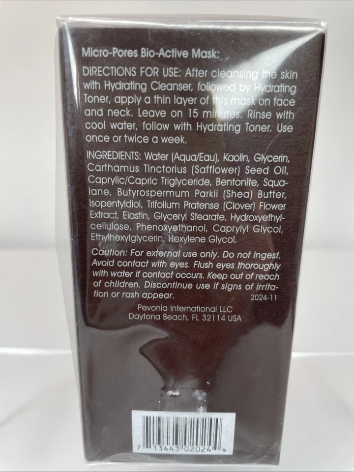 Máscara bioativa SEALED-Pevonia Power Repair micro poros 50 g/1,7 oz nova em folha - Imagem 3 de 4