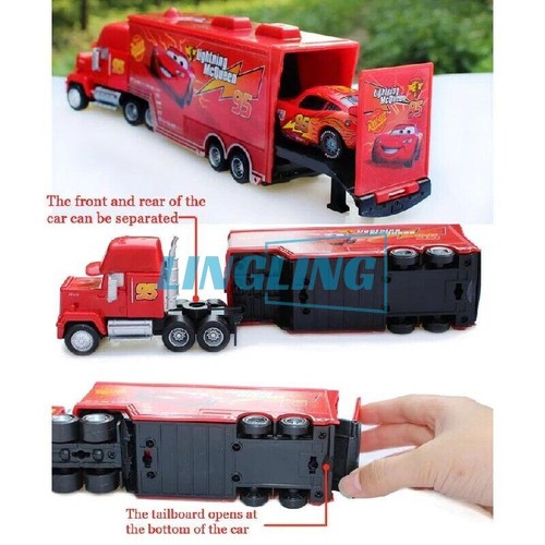 Camion de transport Disney Pixar Cars Lightning McQueen Jackson Storm Mack +Car - Bild 7 von 65