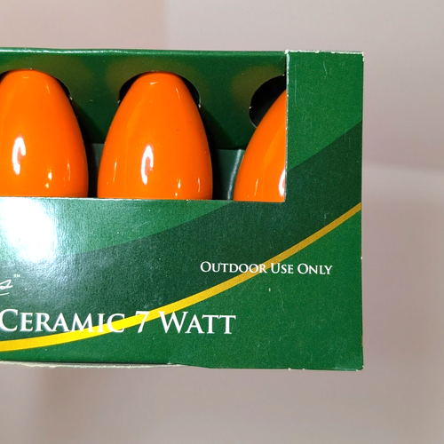 C-9 Light Bulbs 7 Watt (4 Packs Of 4) Multicolor, Outdoor, Christmas, Ceramic - Picture 4 of 9