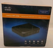 Linksys DOCSIS Cable Modem (DPC3008-CC) 348.16 Mbps New Sealed 