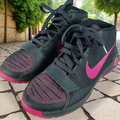 Nike Boys KD Trey 5 III Sz 5.5y 768870-005 Black/Pink Basketball Shoes Sneakers