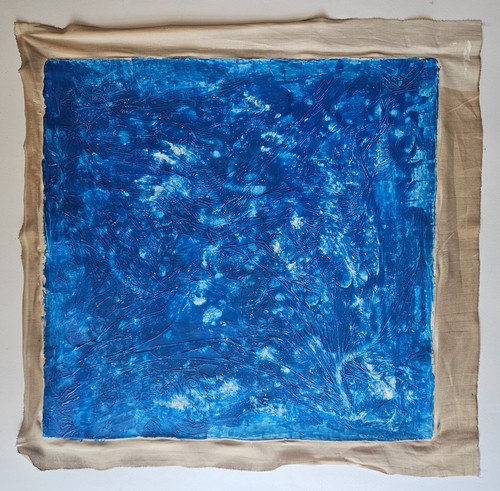 Yves  Signed Abstract Oil Painting on Canvas - French Abstract Art - Picture 2 of 4