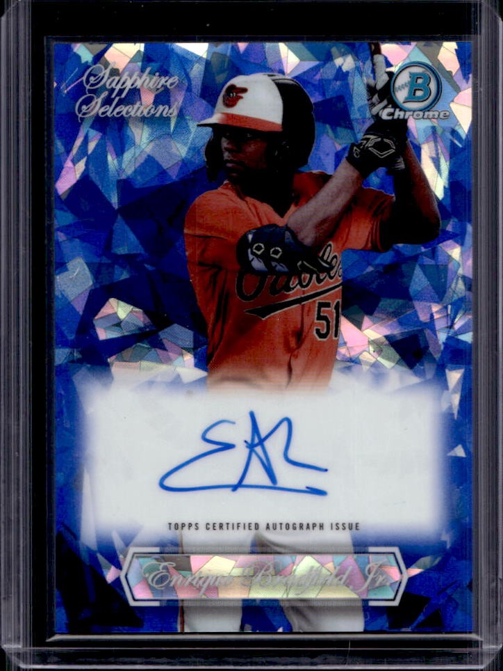2023 Bowman Draft Sapphire Enrique Bradfield Jr. Selections Auto #SSA-EB Orioles