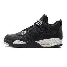 Gift Air Jordan Retro 4 Mid Military Black White Size UK 3-10 xmas Hot