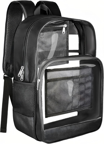 Mochila transparent resistente escuela tela resistente PVC transparent Oxford - Bild 10 von 12