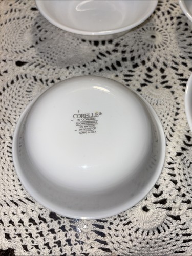 Corelle Solid White Fruit Dessert Berry Bowls—Set Of 6–5 3/8” Diameter - Picture 8 of 14