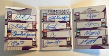 2025 Leaf History Book The Dominant Dozen 12 Autographs 4/8 Moss Jefferson ++++
